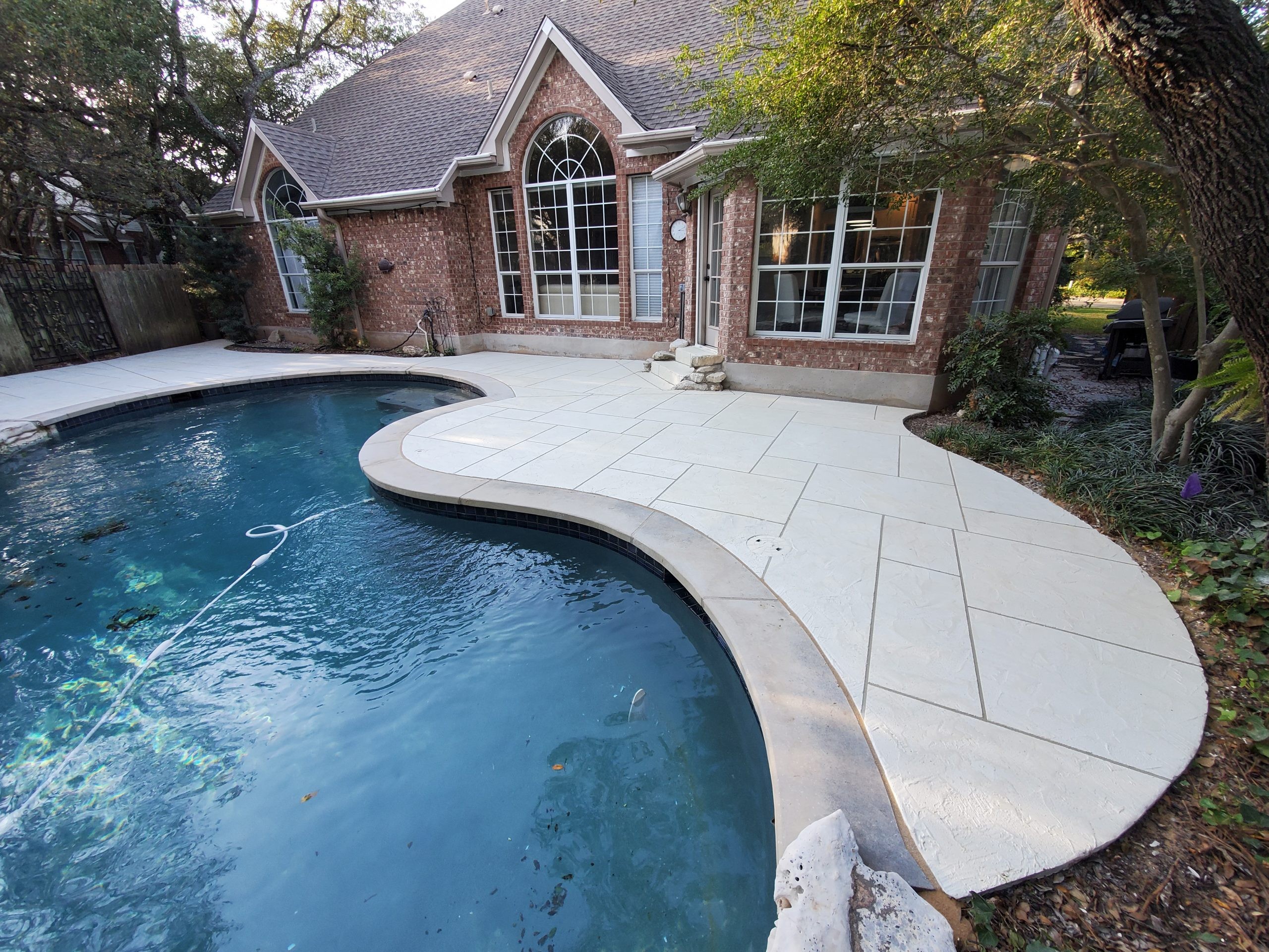 Pool Deck project for Robert Chen